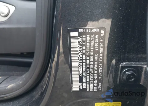 2018 Porsche Macan S z USA, uszkodzony, nr VIN WP1AB2A54JLB30852